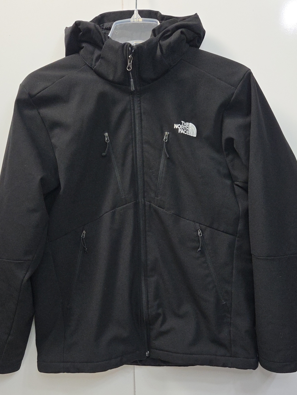 The North Face Men’s Apex Elevation Black Hooded Softshell Jacket L